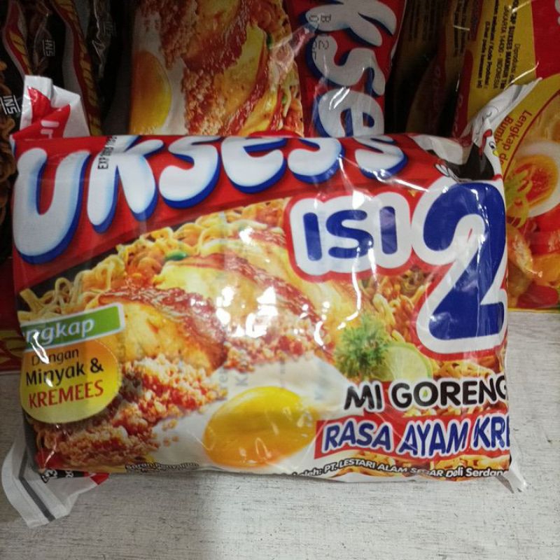

Mie Instan - Mie Sukses isi 2 (Mie Goreng Rasa Ayam Kremes)