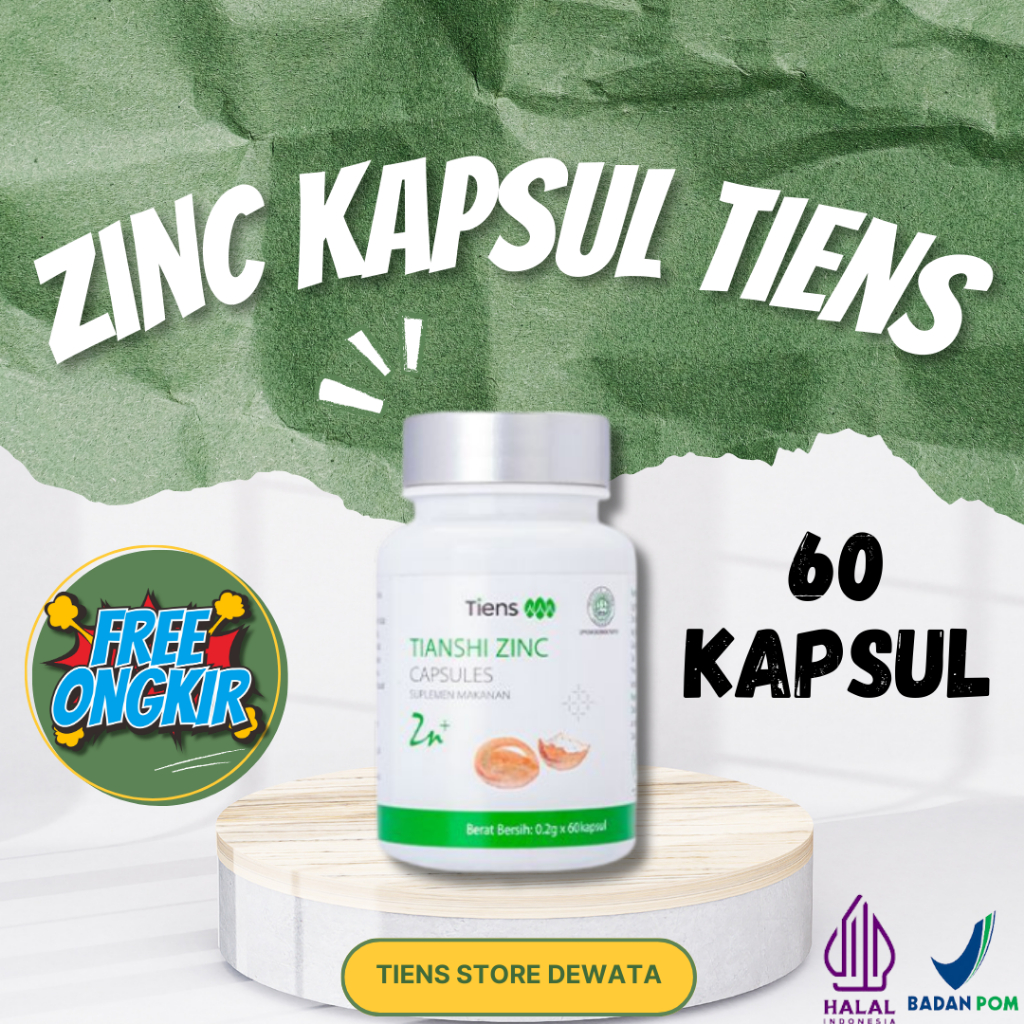 Zinc Capsules Tiens Anak Remaja Dewasa | Tianshi Zinc