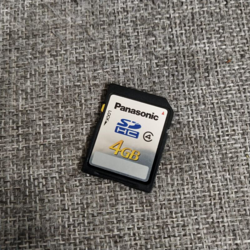 Memory Panasonic SD 2GB 4GB Memori Card SDHC Original