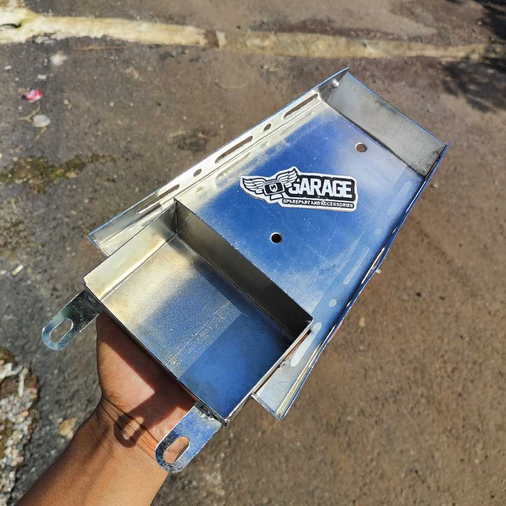 Tempat aki Cb Crome Pangkon Aki PNP Cb Gl Dudukan accu Racing Braket wadah CB 100 CB 125 Gl 100 Glpr