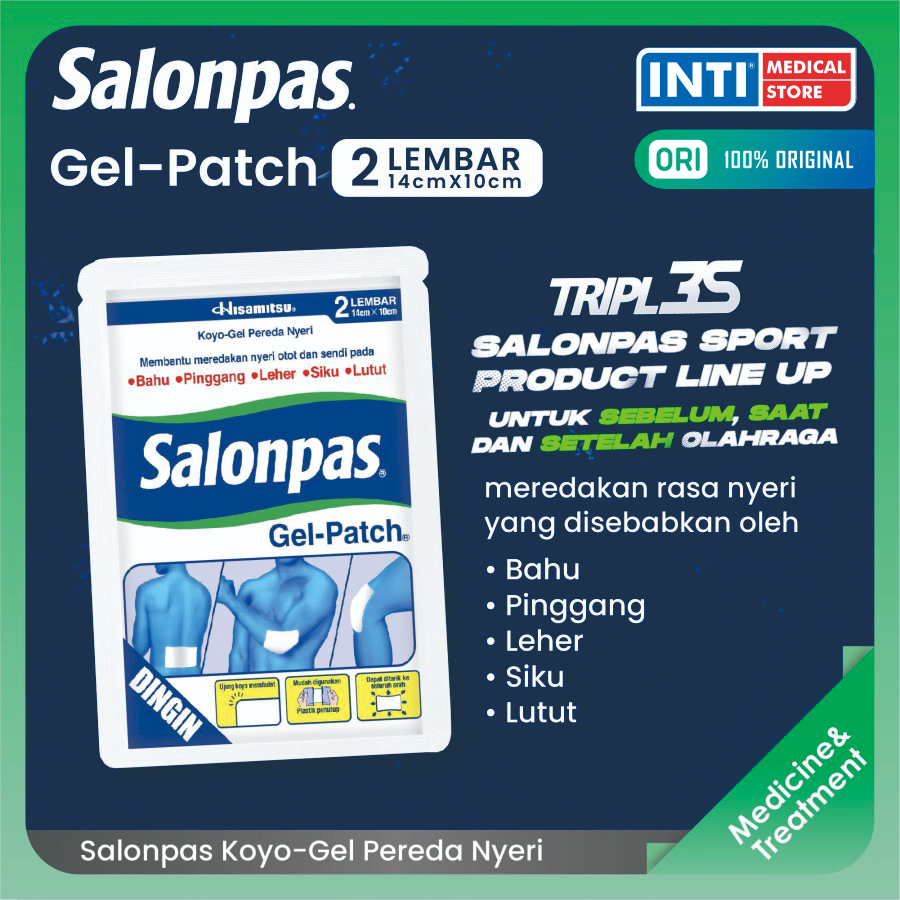 Salonpas | Gel Patch | Koyo Gel Dingin Pereda Nyeri Otot