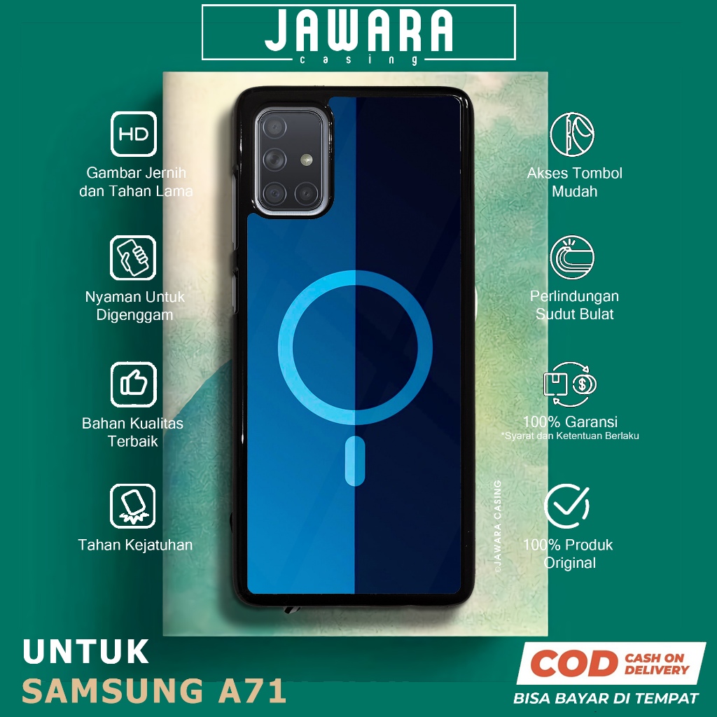 Case Samsung A71 Casing Samsung A71 [MAGS] Premium Case Glossy Case Hp Samsung Jawara Casing Hp Sams