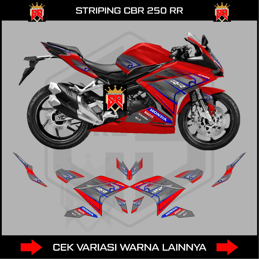 STRIPING CBR 250RR OLD / DECAL STIKER HONDA CBR 250 RR 2020