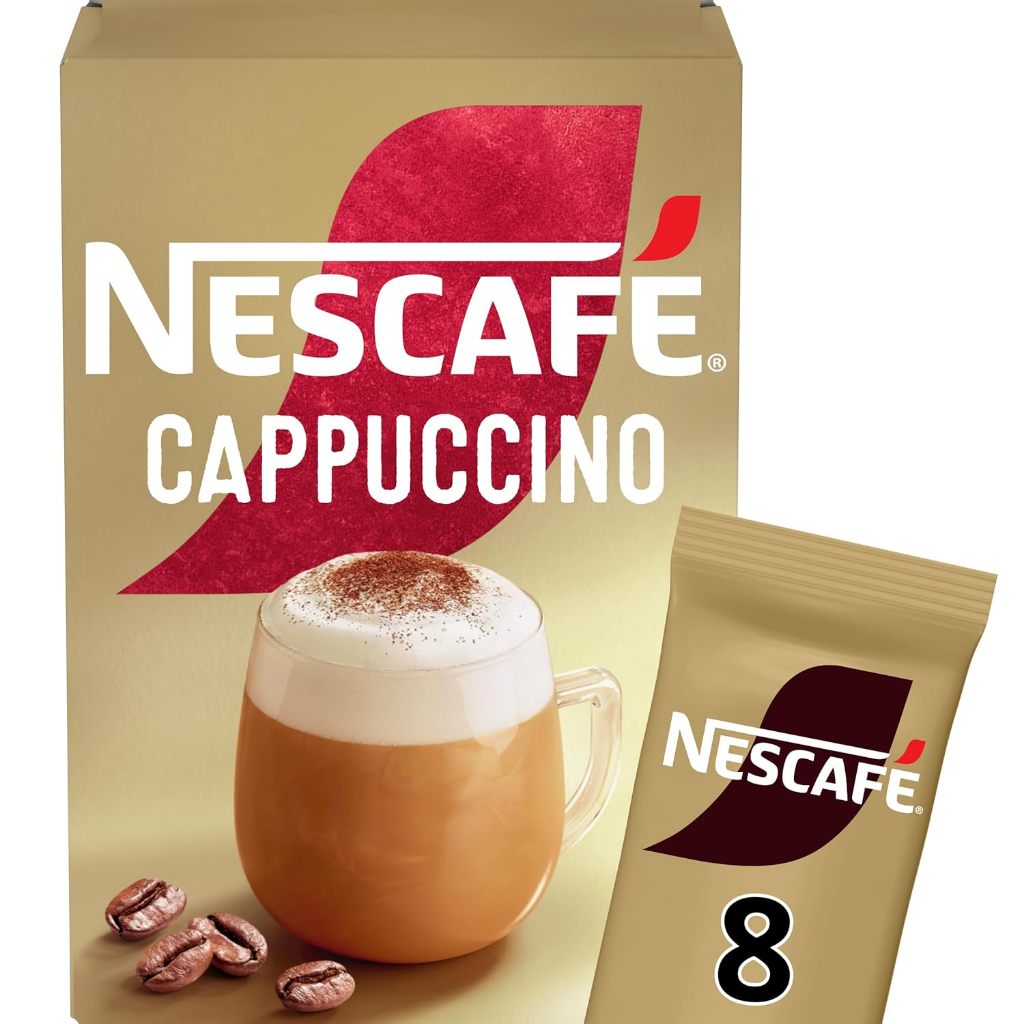 

Kopi NESCAFE Cappuccino isi 8 sachets asal Eropa