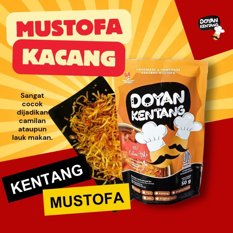 

Doyan Kentang Mustofa Mini Pack Pouch 50 gram