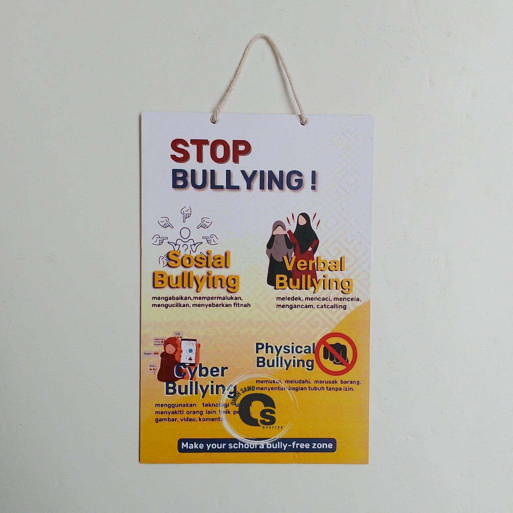 

Hard Poster Stop Bullying - Bentuk Dari Bullying - Hard Poster Perundungan