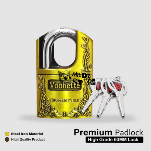 Security Lock Door Gembok Grendel Kuningan Tebal Anti Maling Alat Pengaman Pengunci Pintu Rumah Gerb