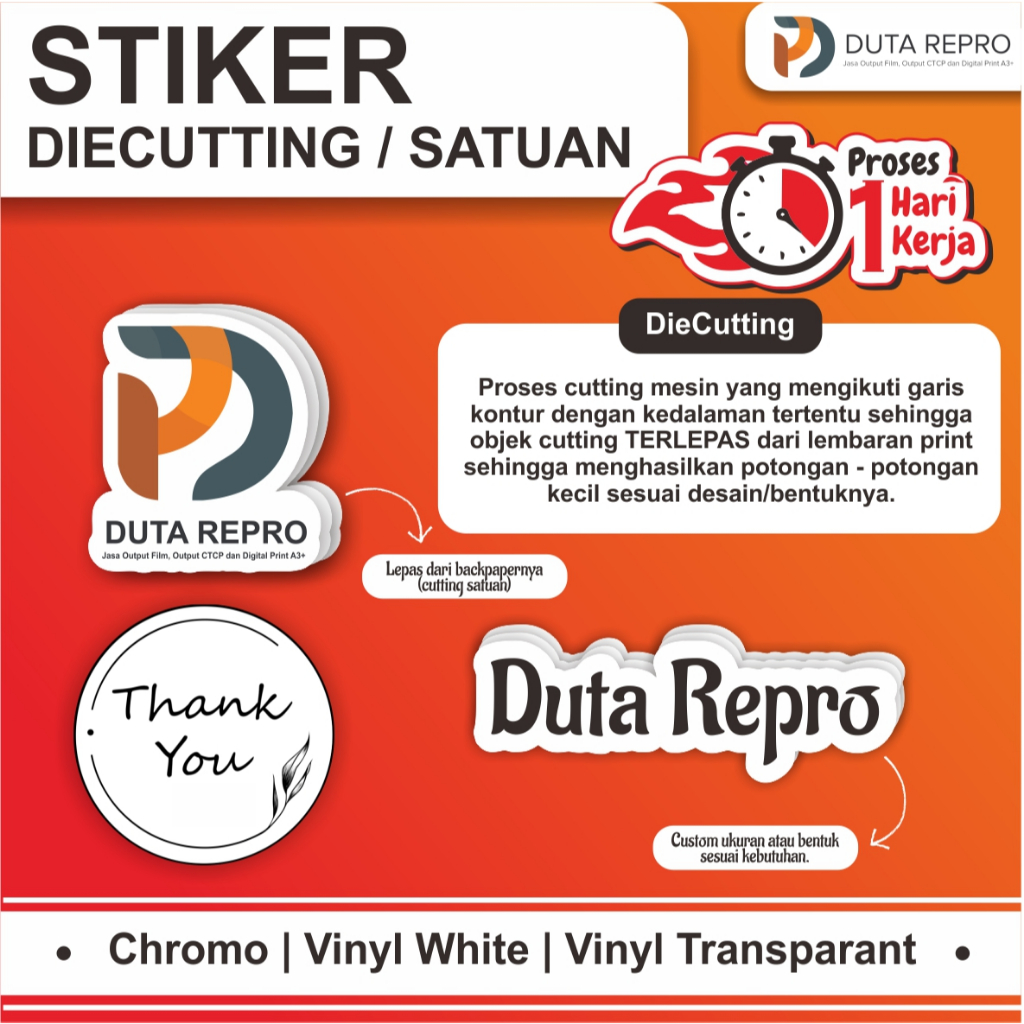 

STICKER CUTTING PUTUS/ DIE CUT