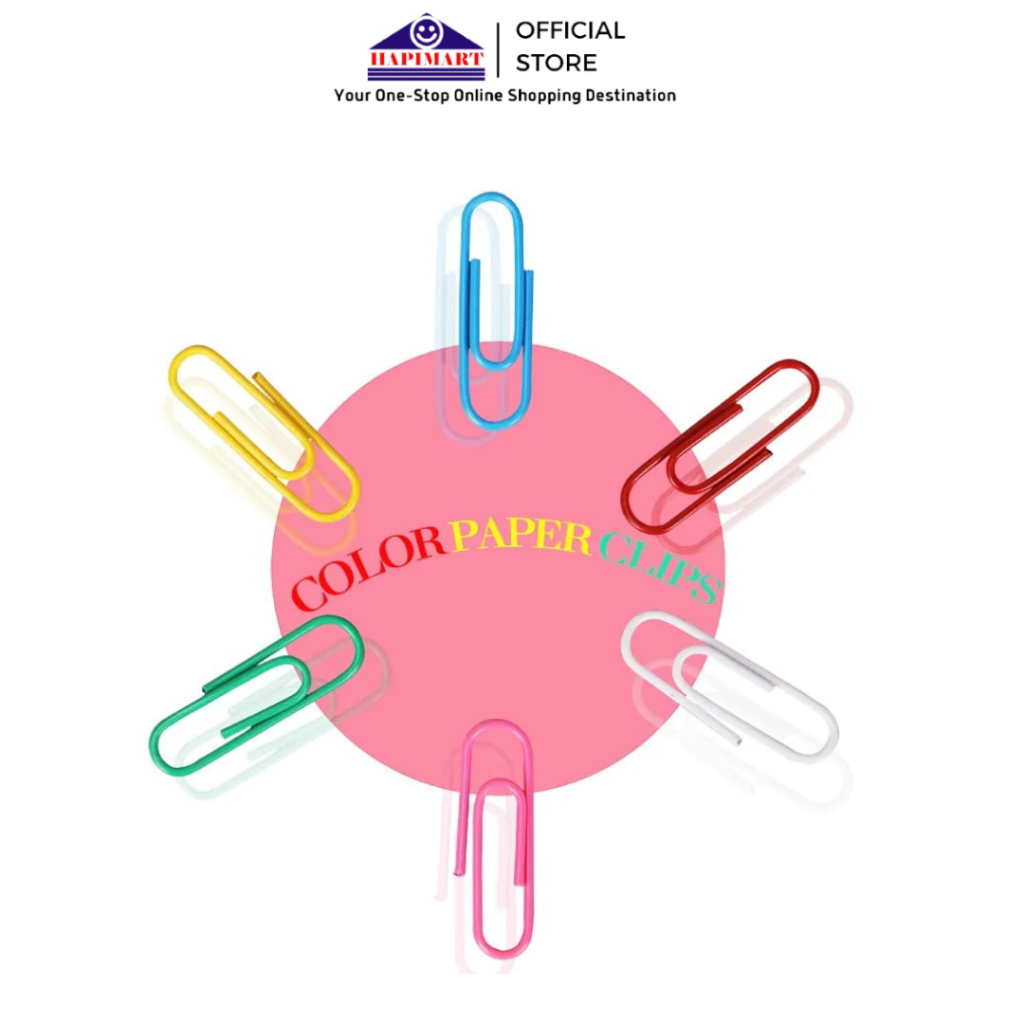 

Paper Clip Warna/Jepitan Kertas/Klip Kertas/klip Penjepit Kebutuhan Kantor Sekolah 33MM