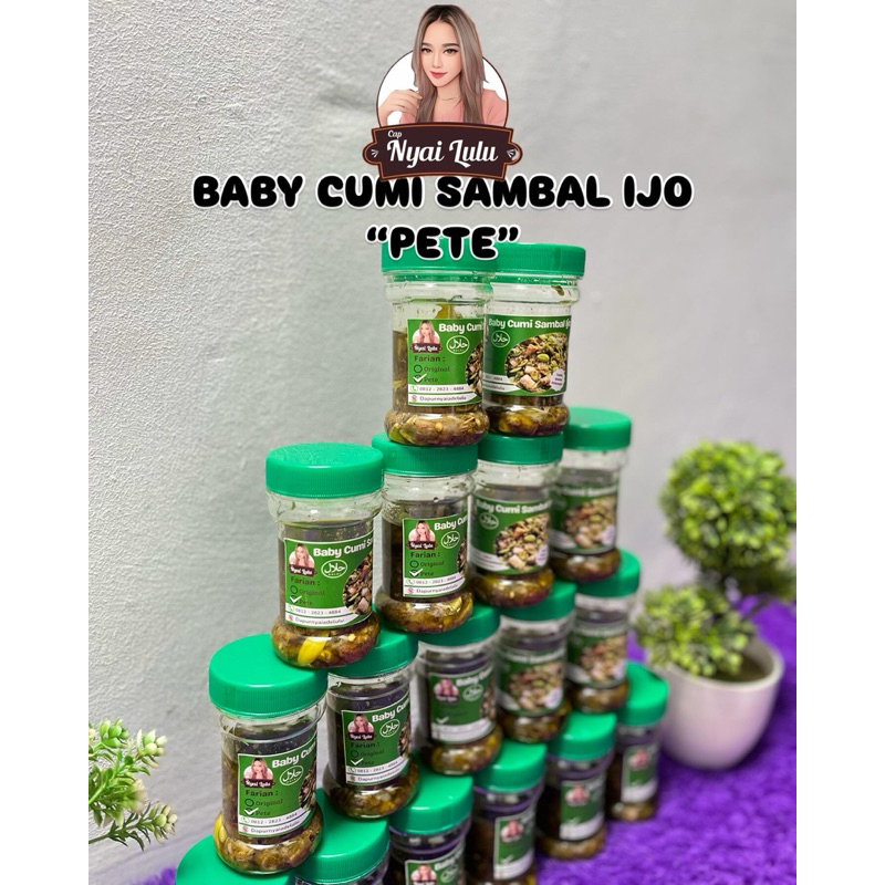 

Baby Cumi Sambal Ijo Original & Pete