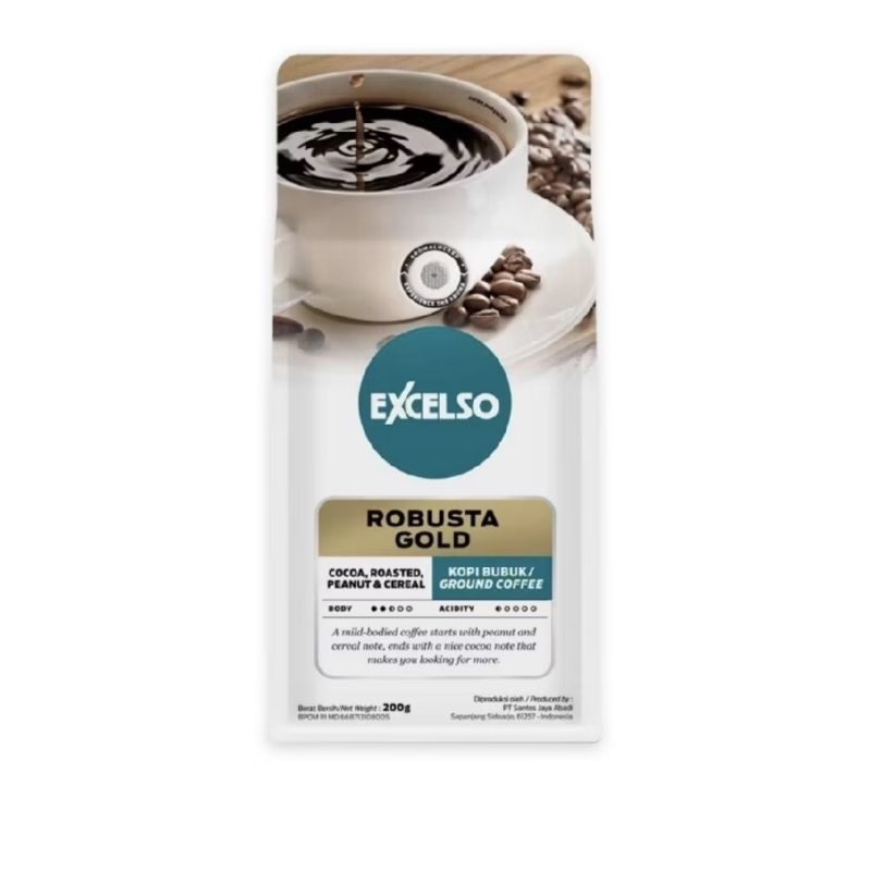 

excelso bubuk kopi robusta gold 200g murah GRATIS ONGKIR