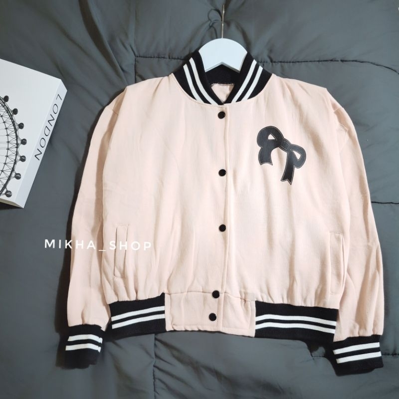 Pitaloka Baseball Jacket Crop/Jacket Keren/Jacket Sekolah/Jacket Main