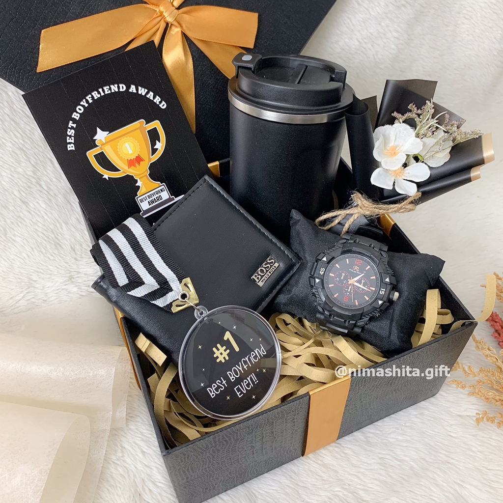 MEDALI AWARD Kado Anniversary Pacar | HAMPER BEST BOY FRIEND I Kado Cowok | Kado Dompet | Kado Aesth