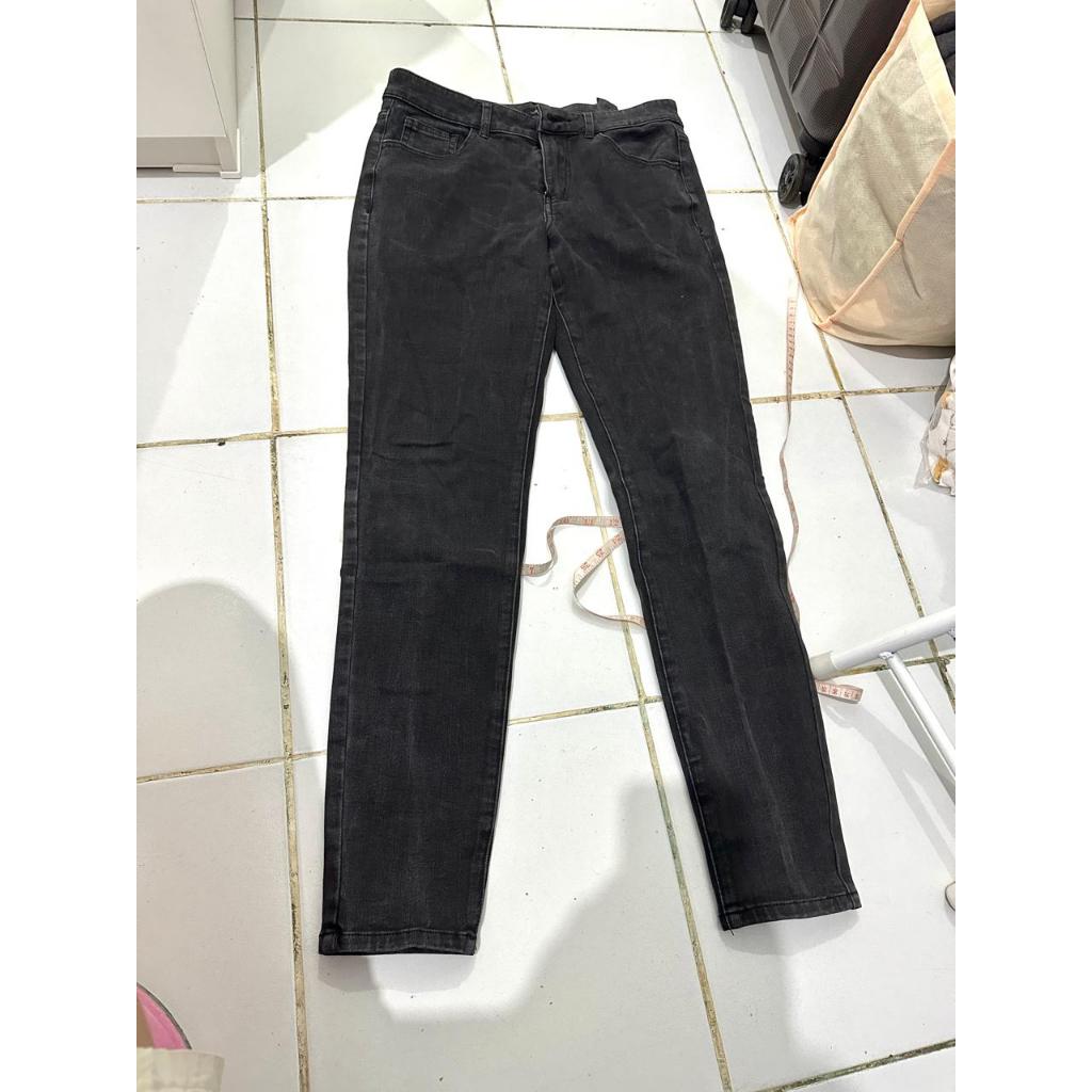 [pre loved] celana jeans skinny/ celana jeans baleno/ celana panjang hitam / celana hitam skinny