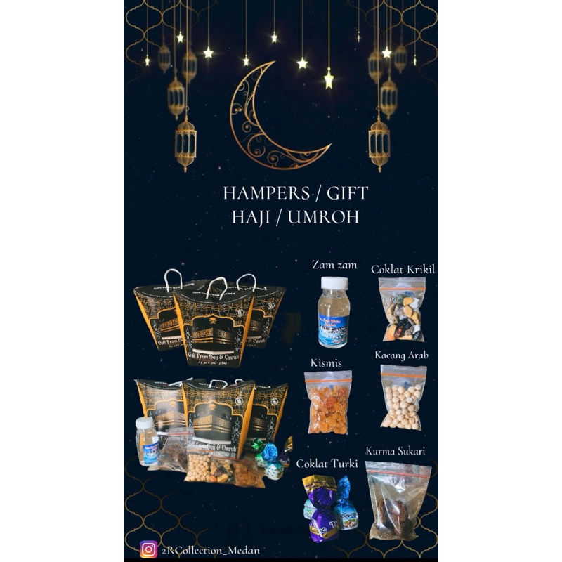 

Paket Oleh -oleh Haji dan Umroh / Hampers | Min 10 Pack