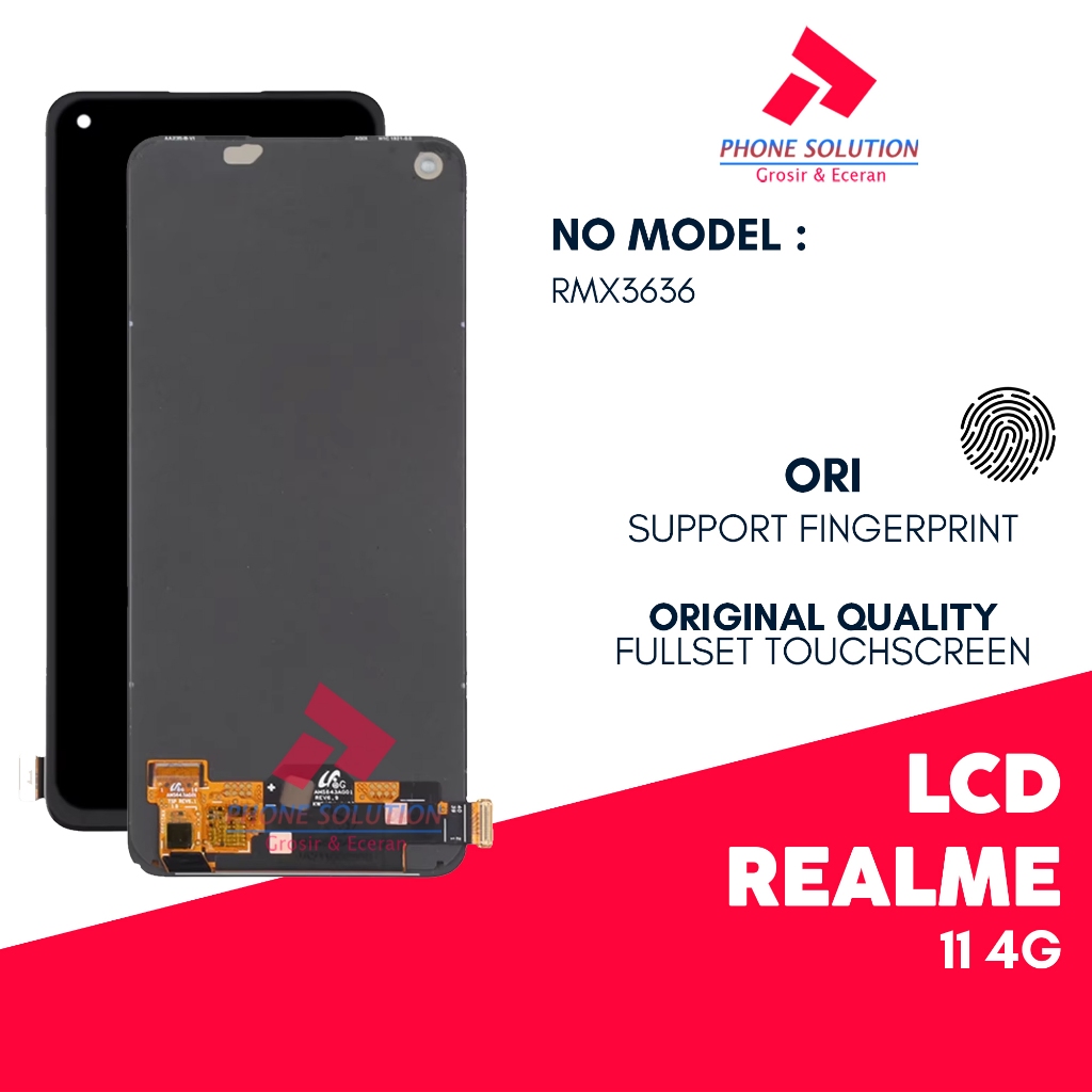 LCD Realme 11 4G  - Fingerprint Fullset Touchscreen