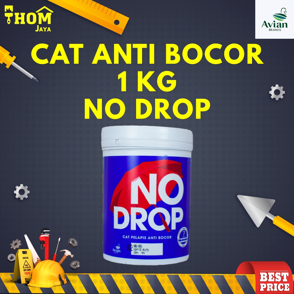 CAT PELAPIS ANTI BOCOR / CAT ANTI BOCOR - 1 KG - NO DROP