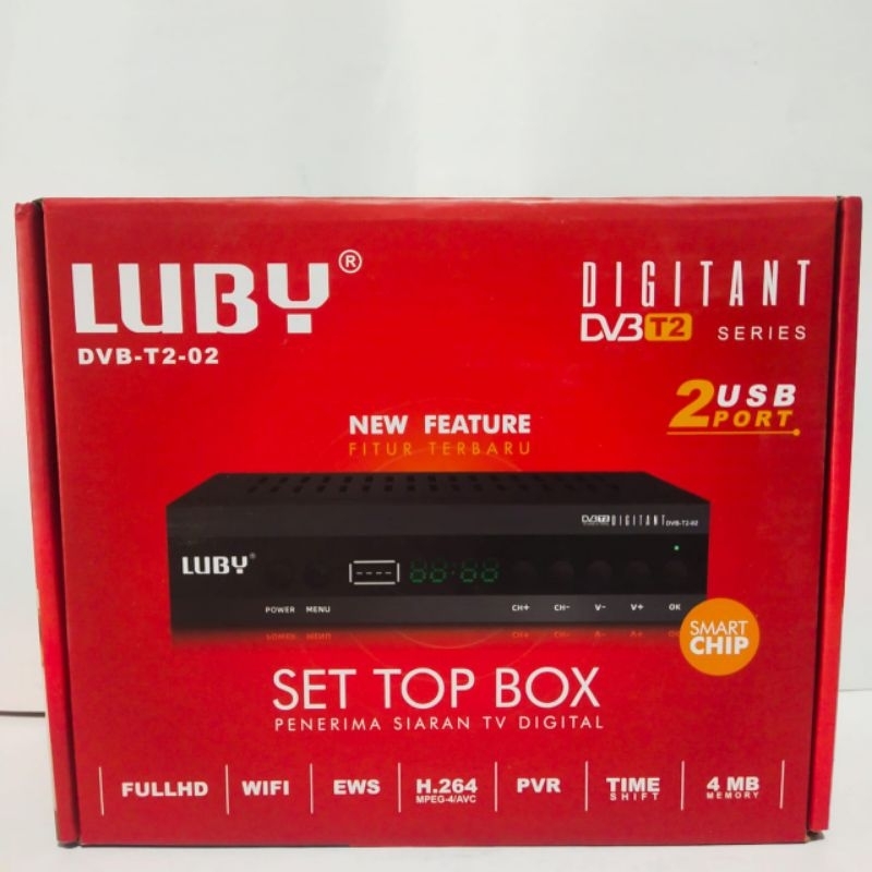 SET TOP BOX TV DIGITAL LUBY DVB 01-02