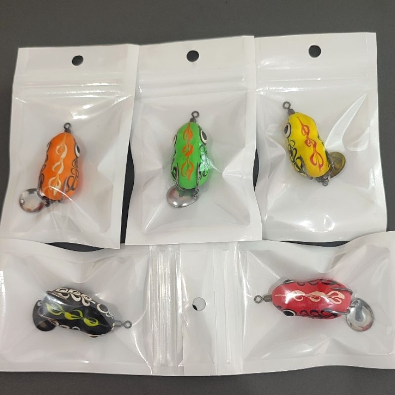 SOFT FROG. 3CM. UMPAN CASTING GABUS. LURE CASTING GABUS.
