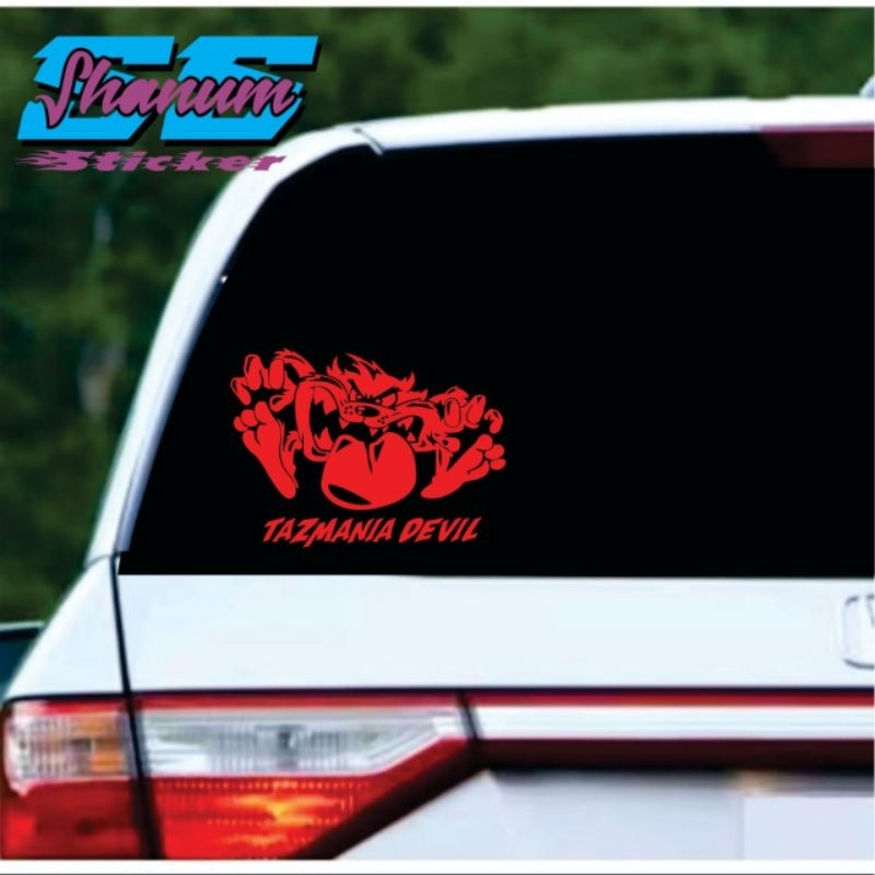 STIKER CUTTING TAZMANIA DEVIL