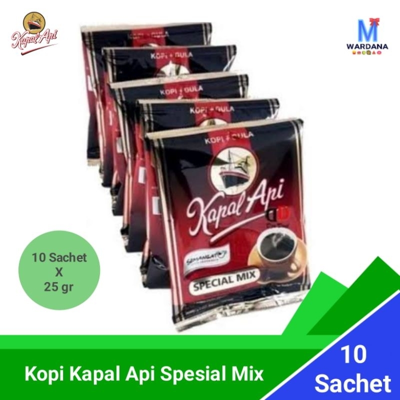 

Kopi Kapal Api Special Mix 10 Sachet x 23 gr (1 Renceng)