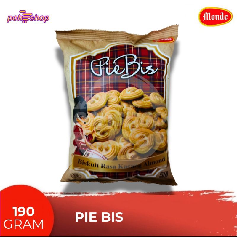 

Monde Pie Bis Kacang Almond 190gr