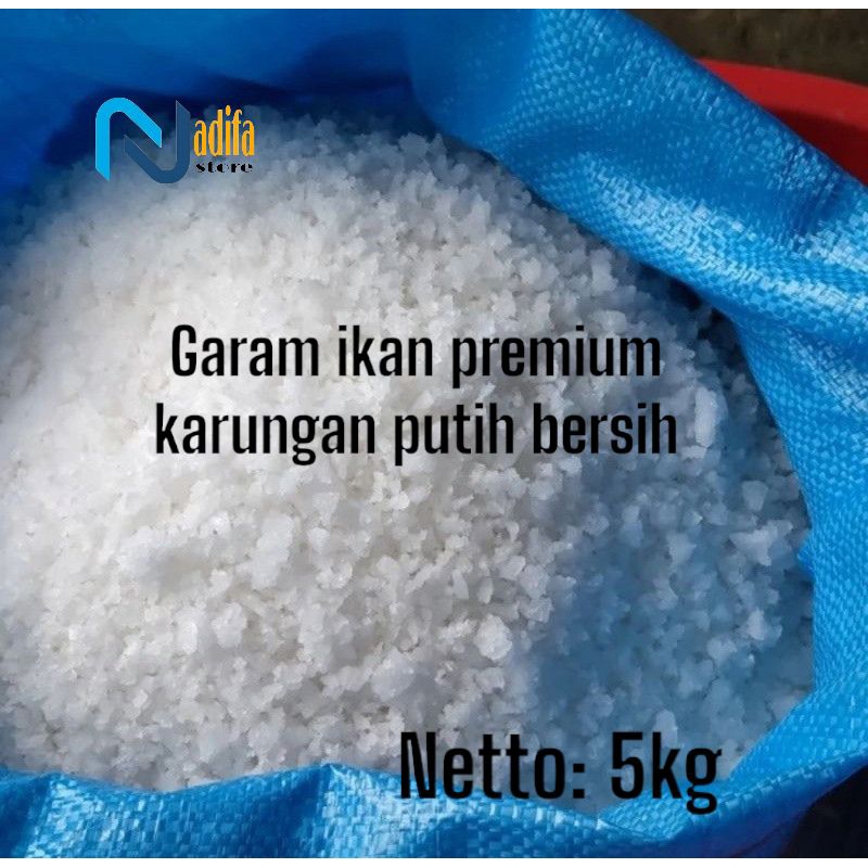 

Garam ikan premium 5kg / garam ikan / garam premium / garam 5kg / garam krosok