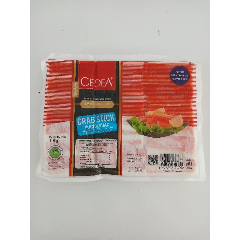 

Cedea crab stick ikan olahan 1kg - frozen food