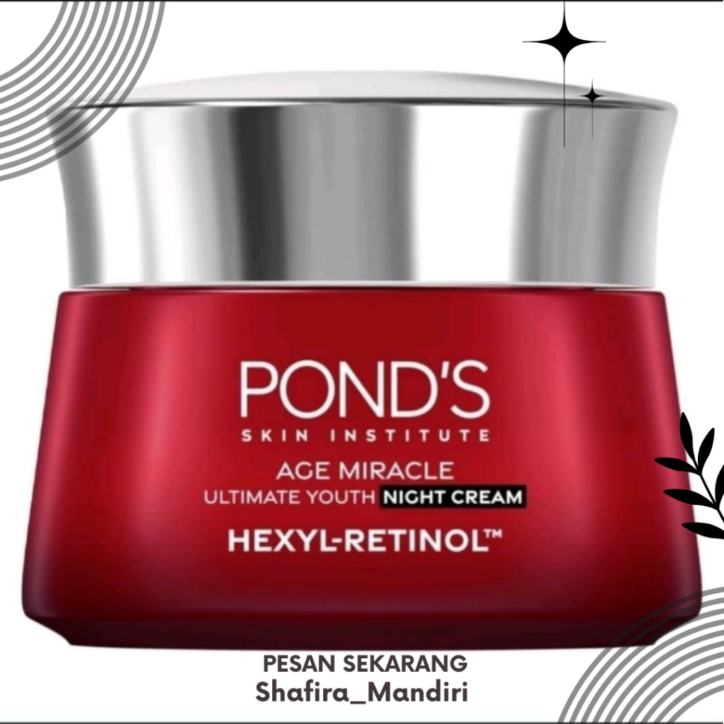 Ponds Night Cream / Ponds Age Miracle Night Cream 50 Gr