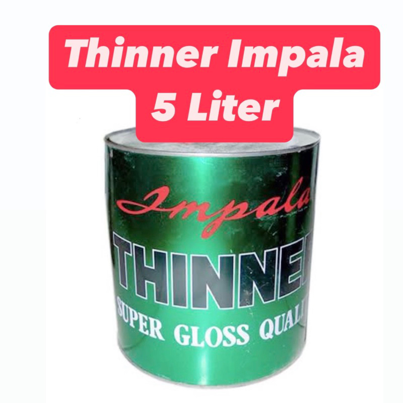 Thinner Kaleng Impala 5 liter Thiner Literan Galon