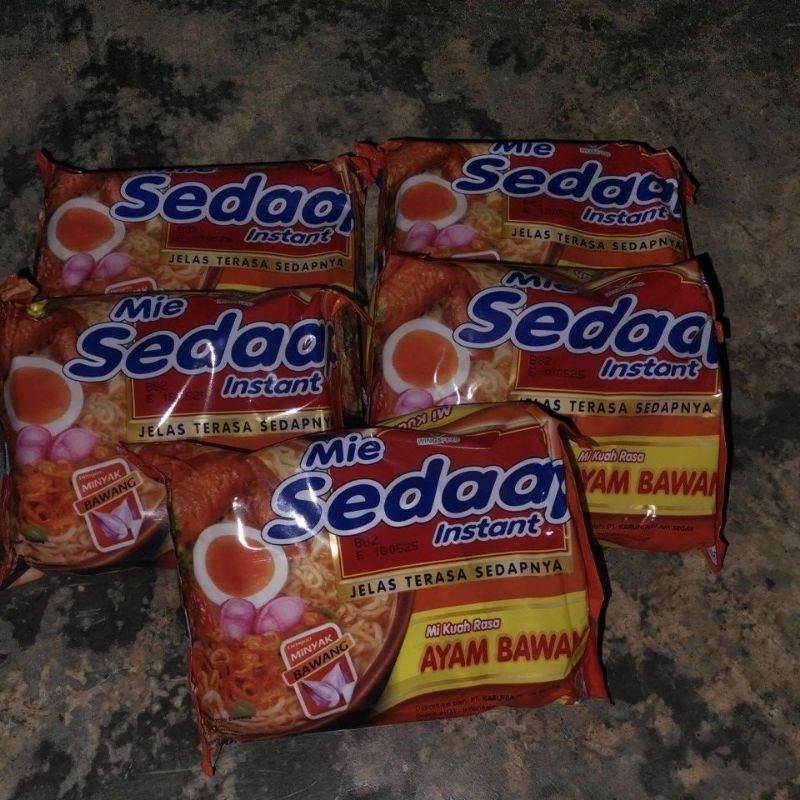 

(5 pcs) Mie Sedaap Instant Ayam Bawang