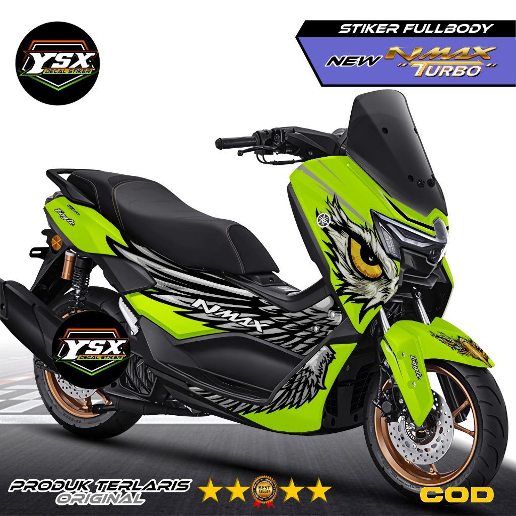 Decal Nmax New Turbo Neo Sticker Fullbody Desain Elang