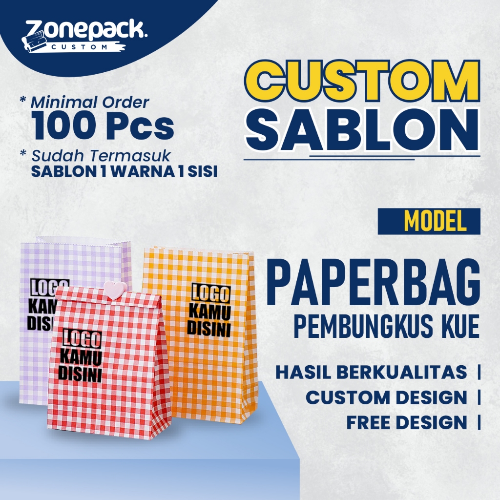 

Sablon Paperbag Pembungkus Kue | Sablon 1 Warna 1 Sisi Custom Free Desain