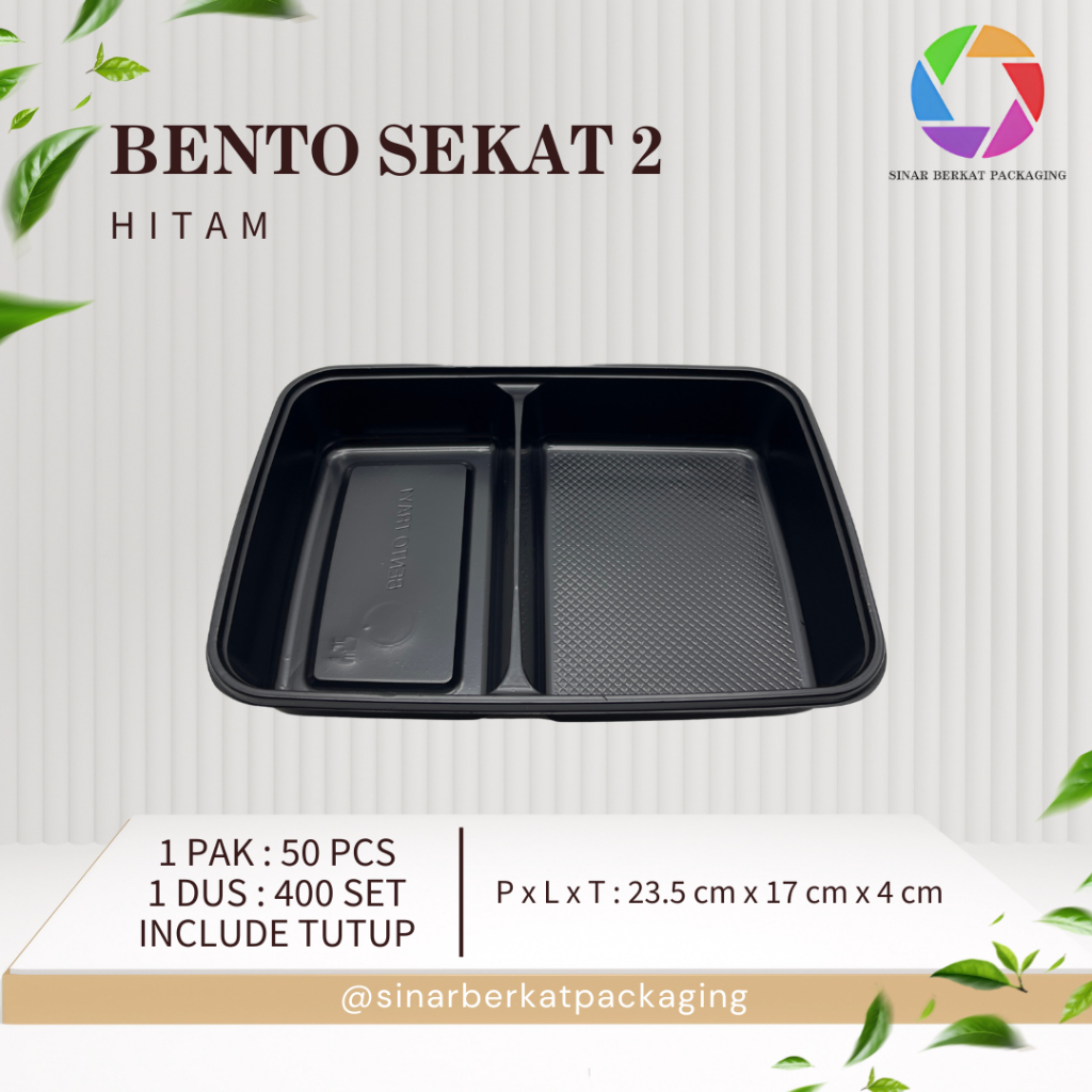 Bento Sekat 2 / Mika Bento Plastik
