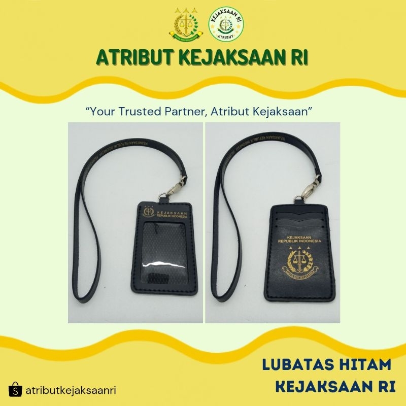 

ATRIBUT KEJAKSAAN RI - ID CARD HOLDER KULIT WARNA HITAM KEJAKSAAN RI