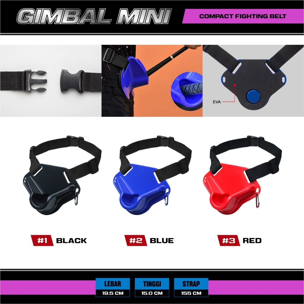FIGHTING BELT SABUK MANCING GIMBAL MINI
