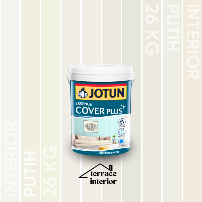 Cat Tembok Jotun Cover Plus warna Putih 26 Kg