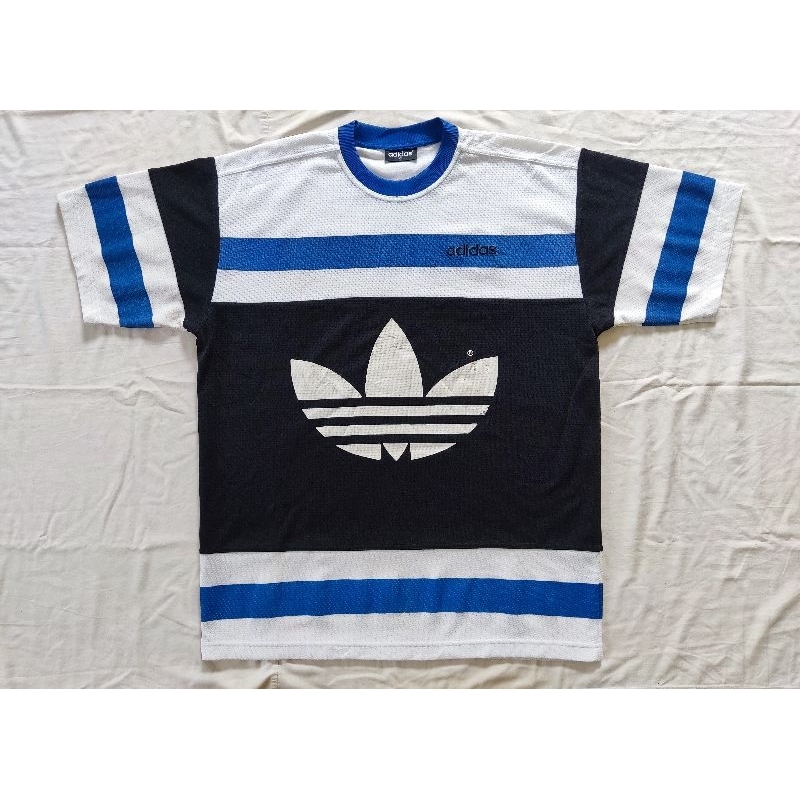 JERSEY VINTAGE ADIDAS TRIFOIL BIG LOGO ORIGINAL 100%