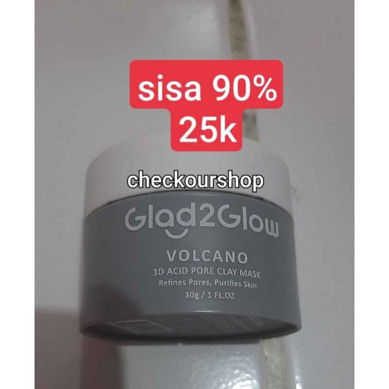 Preloved Glad2Glow Volcano Jar Mask - Somethinc Multibiome Serum - Somethinc Ceramic Skin Savior