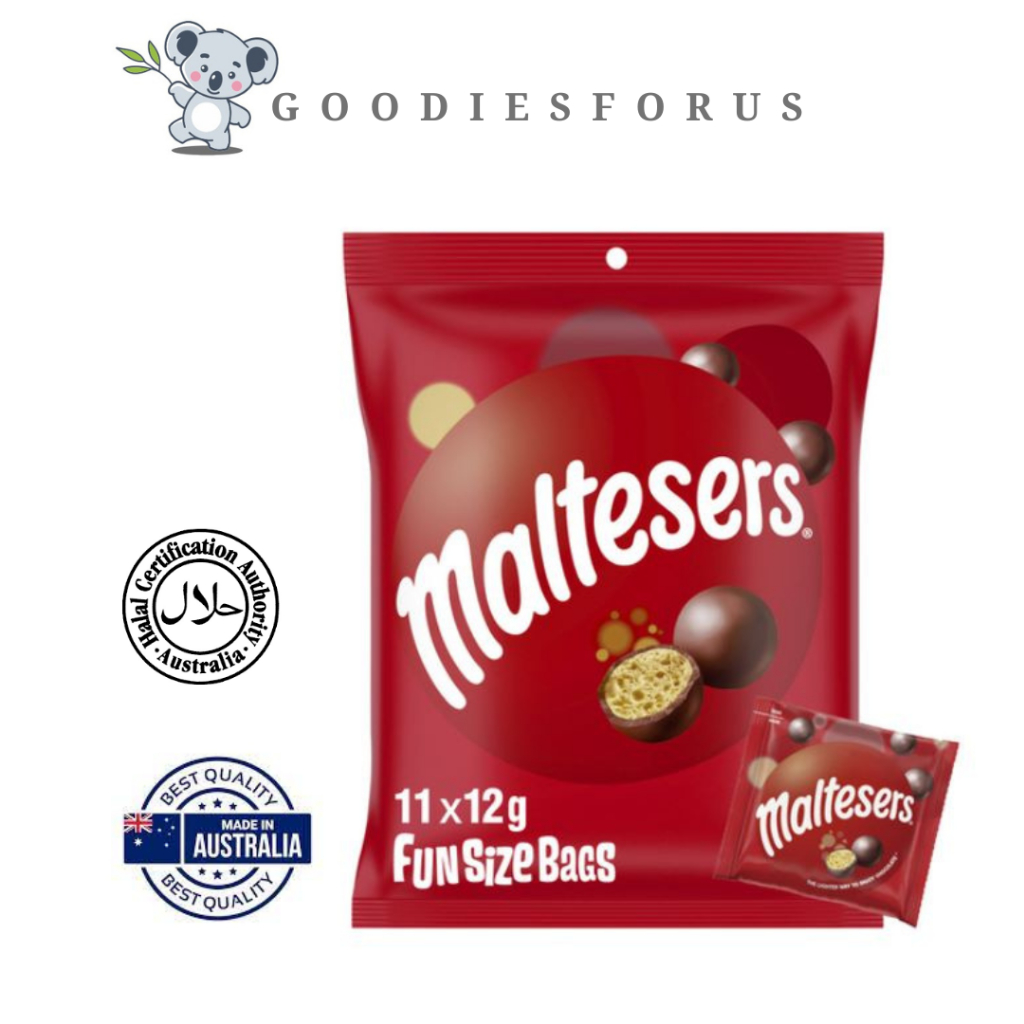 

Maltesers Milk Chocolate Party Share Bag 11 Pieces 132g/Coklat Maltesers isi 11 mini pack