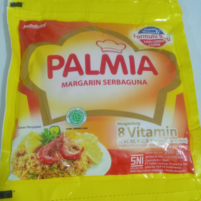 

INDOFOOD PALMIA MARGARIN SERBAGUNA 200 GRAM