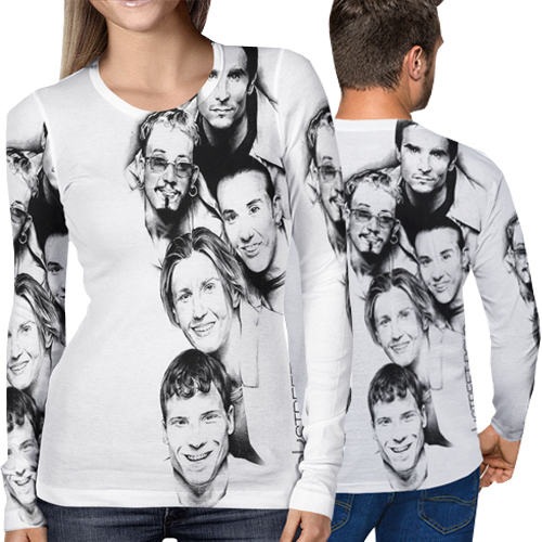 New Longsleeve T-SHIRT Backstreet Boys Tshirt Fullprint Bahan Polyester Jersey | Size S M L XL XXL 3