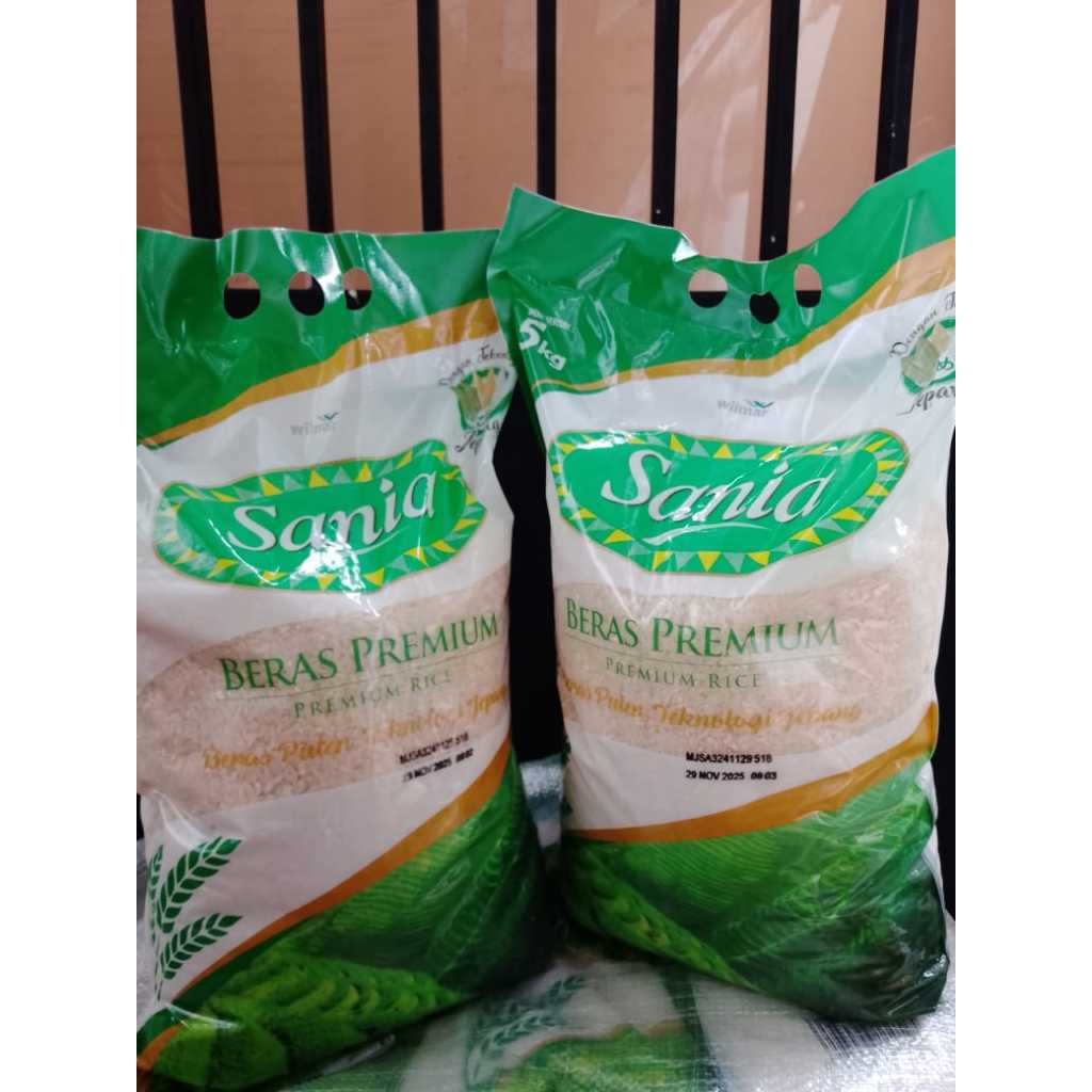 

Beras SANIA kemasan 5Kg