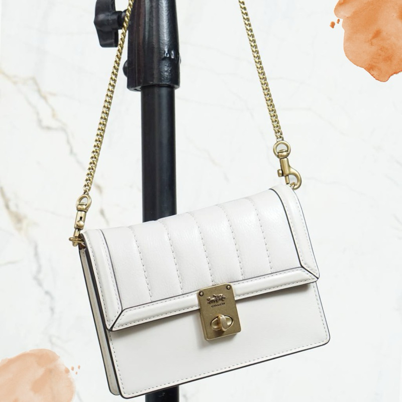 COACH hutton quilting belt bag