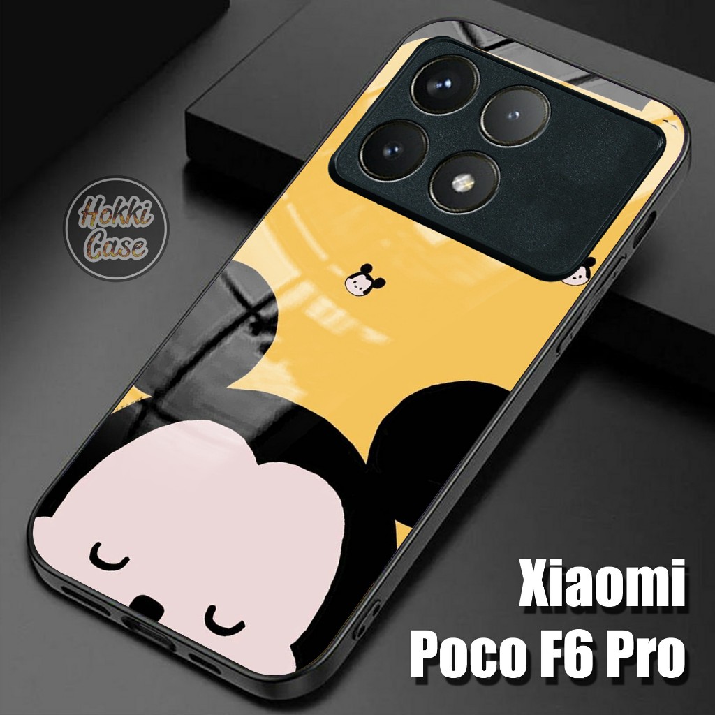 Case Poco F6 Pro - Softcase Glass Poco F6 Pro - Casing Poco F6 Pro 5G - Silikon Poco F6 Pro - F6 Pro