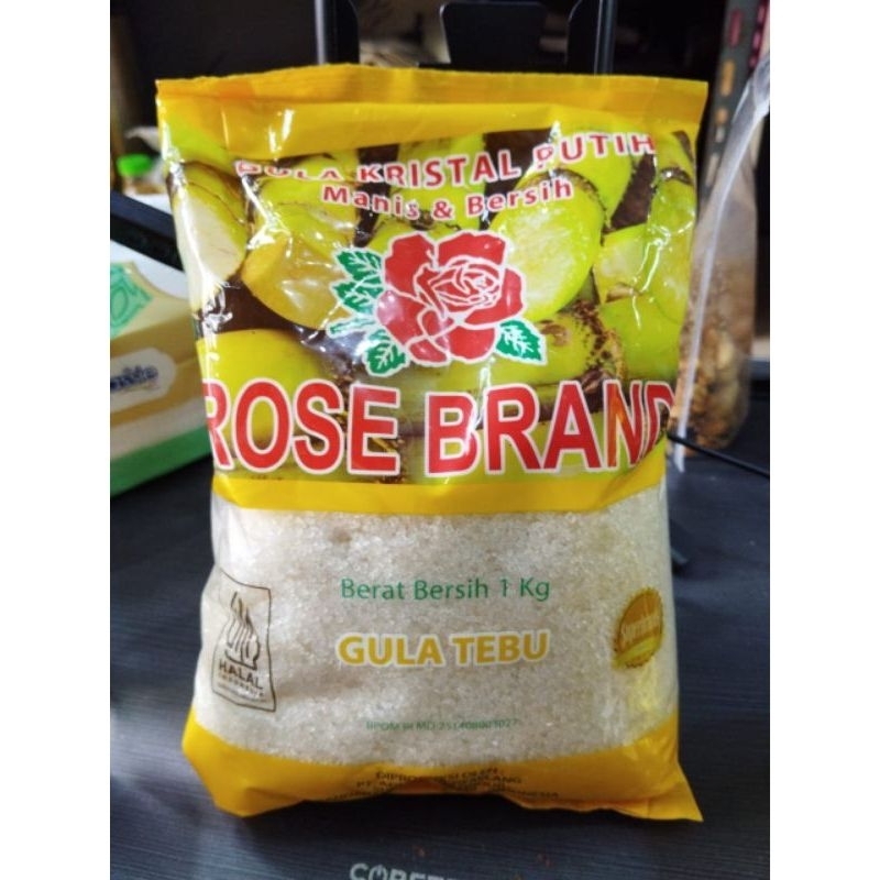 

gula rose brand kemasan hijau / kuning 1 kg