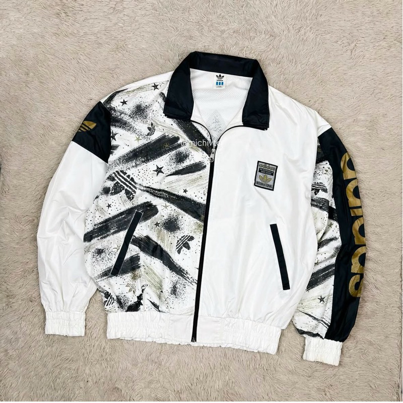 vtg adidas trifoil big logo