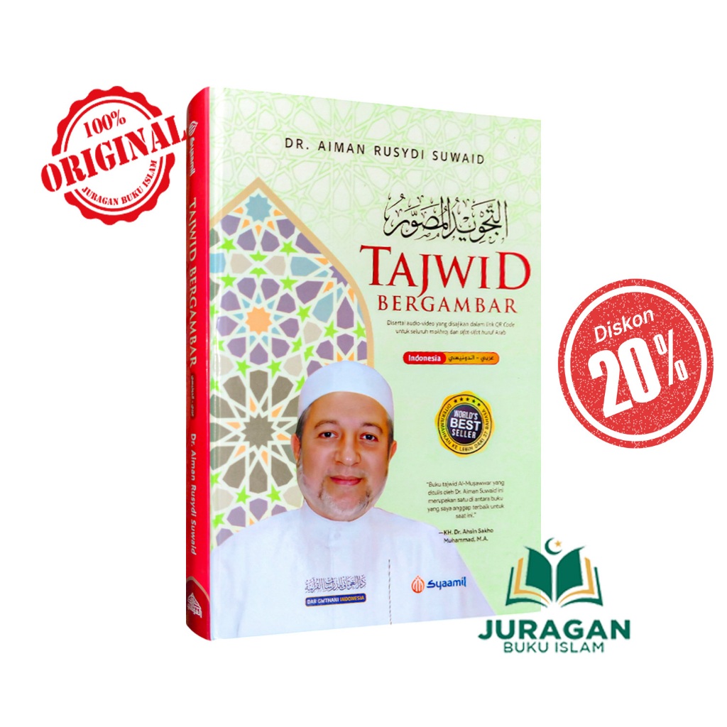 BUKU Tajwid Bergambar (Tajwidul Mushawwar) - DR. Ayman Rusydi Suwaid