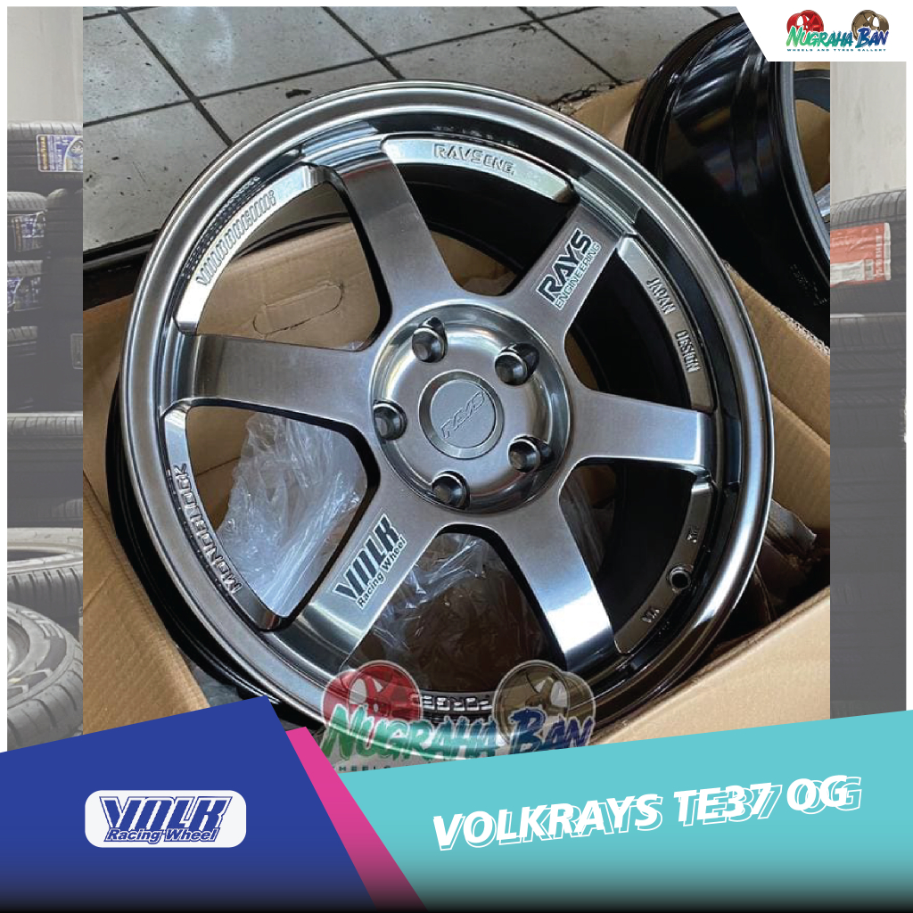 VELG MOBIL BARU VOLKRAYS TE37 OG R17. NUGRAHA BAN TOKO VELG DAN BAN CIANJUR