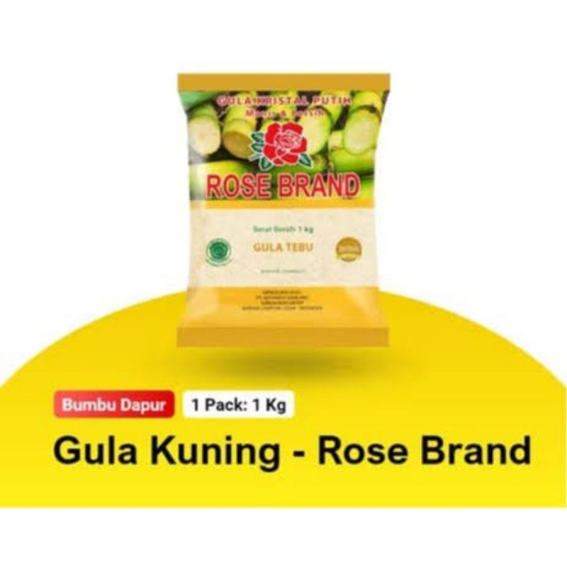 

ROSE BRAND GULA PASIR KUNING PCK 1Kg